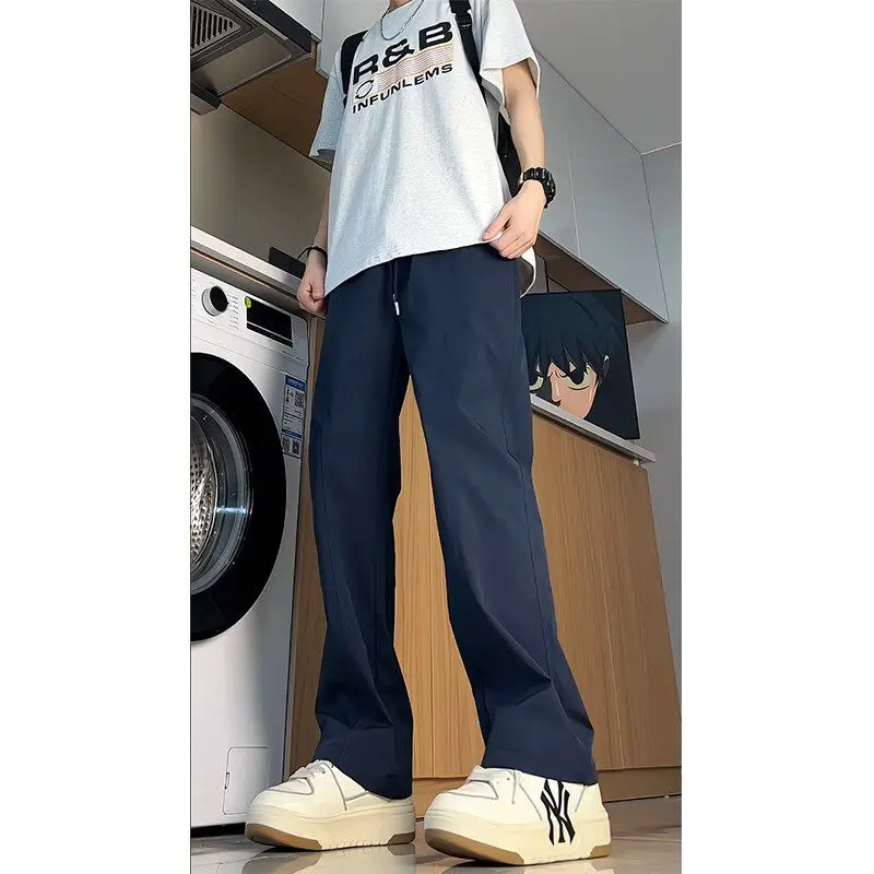 Men's Long Pants Slim Fit Straight Leg Slim Pants Youth Outdoor Work Pants 5XL-S Spring/Summer New Cargo Pants Men Mens Pants