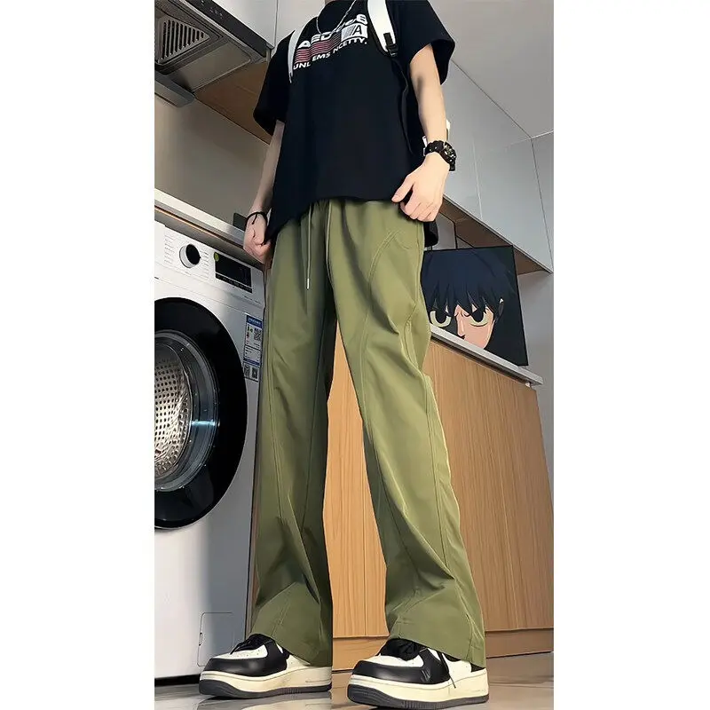 Men's Long Pants Slim Fit Straight Leg Slim Pants Youth Outdoor Work Pants 5XL-S Spring/Summer New Cargo Pants Men Mens Pants