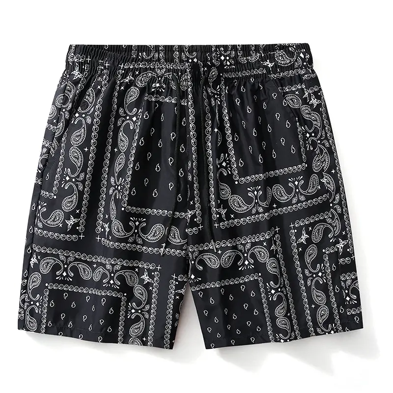 Men Women Shorts Plus Size S-2XL Streetwear Pants Cargo Shorts Men Basketball Summer New 3D Print Bandana Clothing