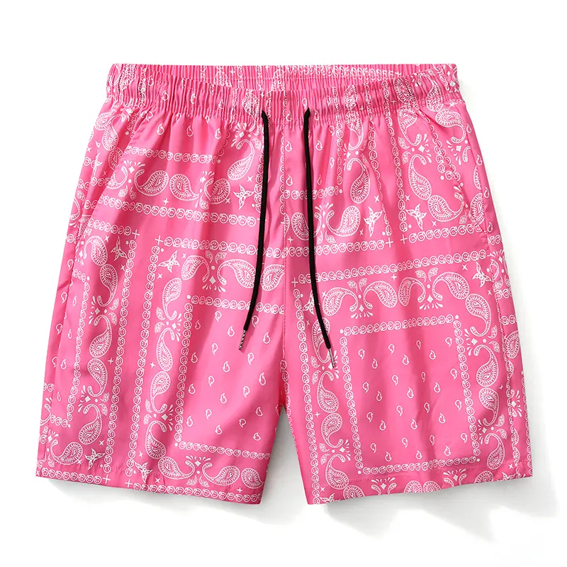 Men Women Shorts Plus Size S-2XL Streetwear Pants Cargo Shorts Men Basketball Summer New 3D Print Bandana Clothing