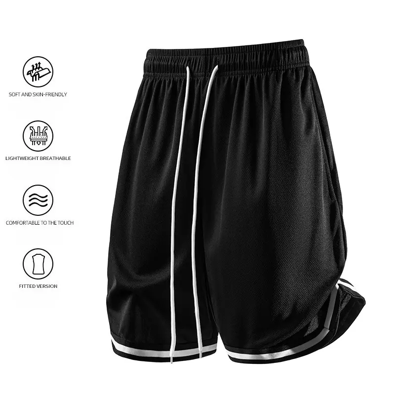 Mens Casual Pants Summer New Shorts Sports Basketball Pants Capri Pants Loose Outdoor Quick Drying Ice Silk Linen Pants Men Iefb