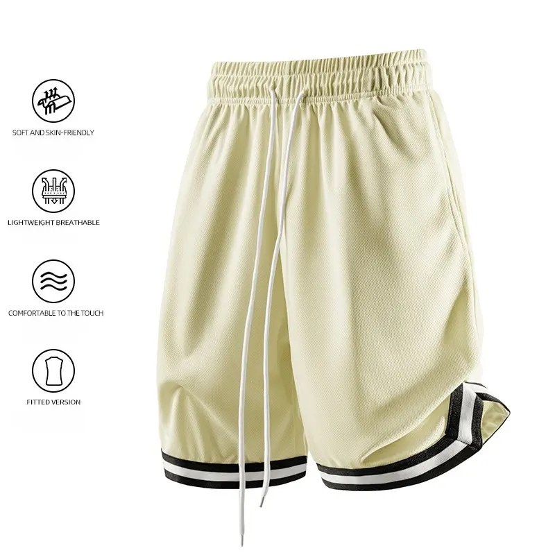 Mens Casual Pants Summer New Shorts Sports Basketball Pants Capri Pants Loose Outdoor Quick Drying Ice Silk Linen Pants Men Iefb