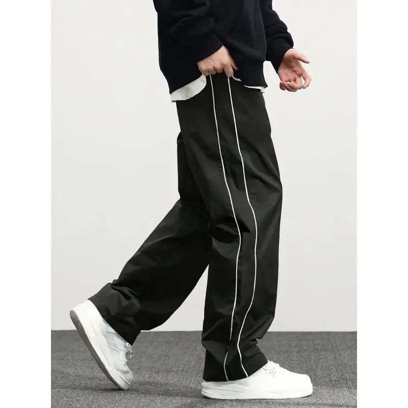 Men's Loose Cargo Pants with Side Pockets Long Pants Trousers for Street Everyday Jogger Out Casual Cotton Cargo Pants for Men
