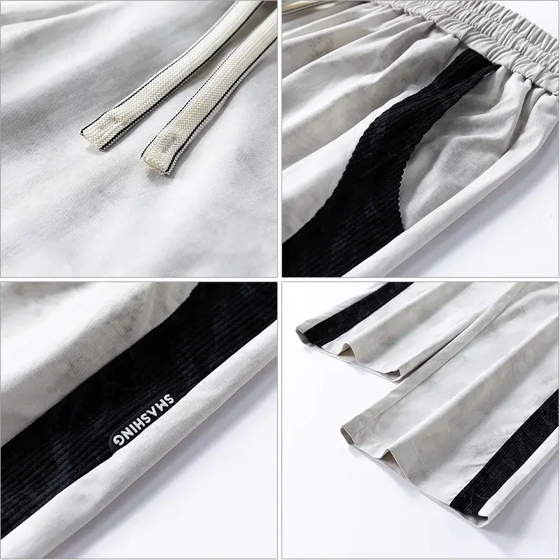 Pants Men Stripe Jogger Printed Trousers Oversize 8XL-M Plus Size Sweatpants Casual Running Loose Unisex Streetwear Sports