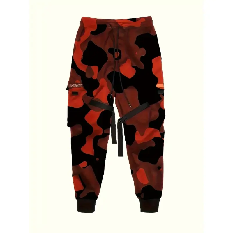 Mens Joggers Pants Camouflage Cargo Pants Men Hip Hop Skateboard Jogger Fashion Casual Beam Feet Pant Men S-2XL Cargo Pants