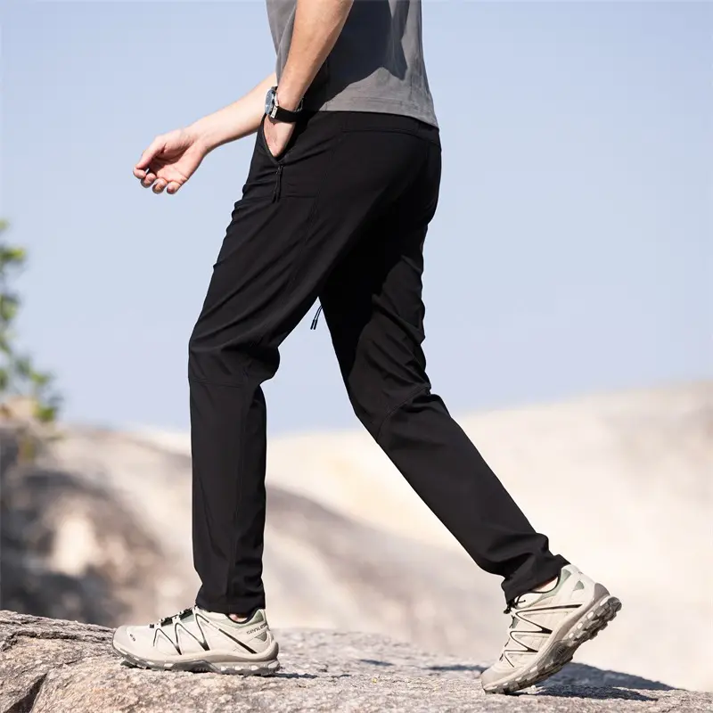 Men Quick Dry Outdoor Mountain Elastic Lightweight Cool Track Pant Men Loose Casual Sport Techwear Cargo Pants Trouser Jogger
