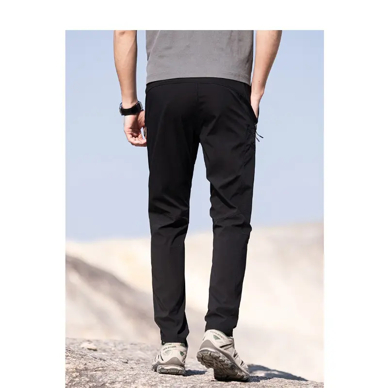 Men Quick Dry Outdoor Mountain Elastic Lightweight Cool Track Pant Men Loose Casual Sport Techwear Cargo Pants Trouser Jogger