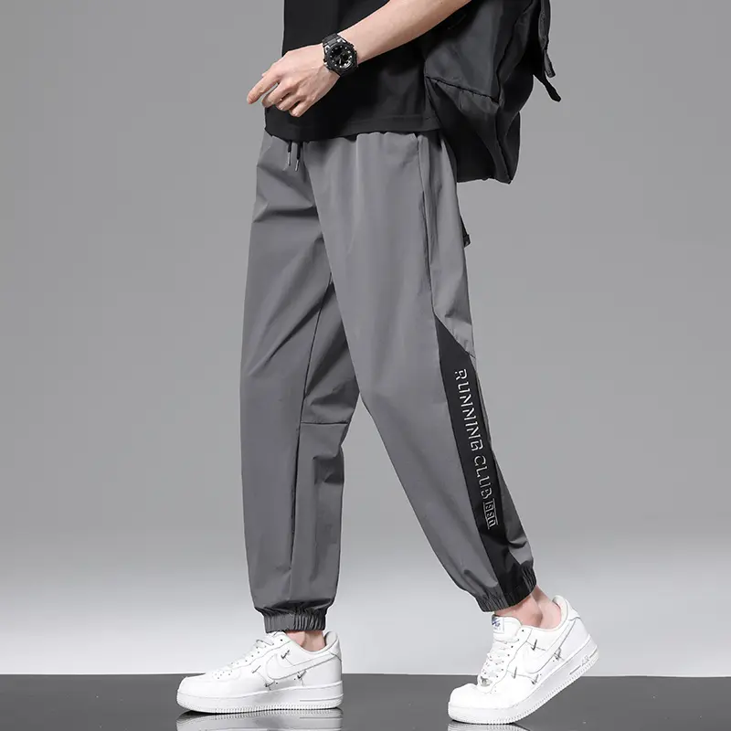 Men's Casual Pants with Black Loose Pockets Outdoor Sport Pants High Street Pants Men's Trendy Large Size 10XL-L Mens Pants