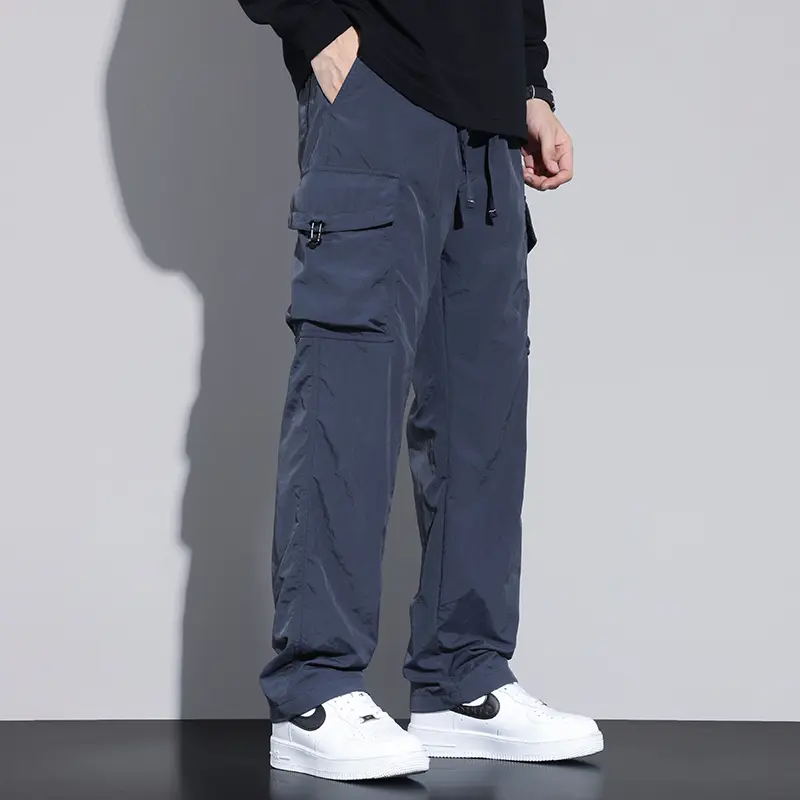 2025 New Outdoor Men's Casual Pants Quick Drying Charge Pants Show High Breathability Loose Comfort Versatile and Simple Design