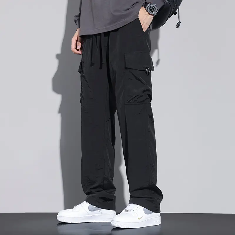 2025 New Outdoor Men's Casual Pants Quick Drying Charge Pants Show High Breathability Loose Comfort Versatile and Simple Design