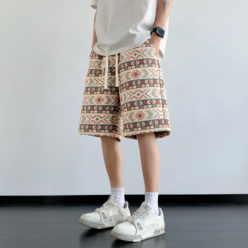 Men's Summer Butterfly Printing Shorts Light Luxury Women's Fashion Beach Seaside Casual Shorts Sports Beach Quarter Pants