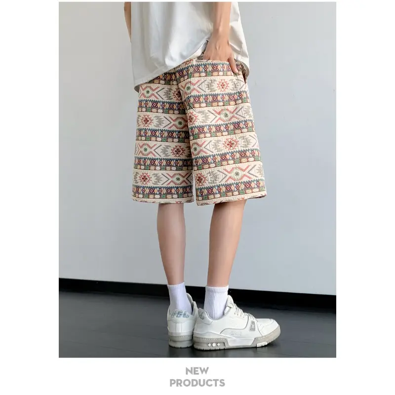 Men's Summer Butterfly Printing Shorts Light Luxury Women's Fashion Beach Seaside Casual Shorts Sports Beach Quarter Pants