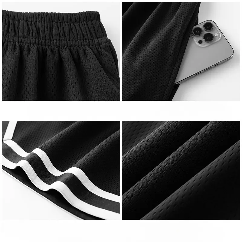 Men Summer Shorts Quick-Dry Running Lightweight Training Shorts Basketball Gym Outdoor Sports Linen Pants Men Coca Cola Zero Y2k