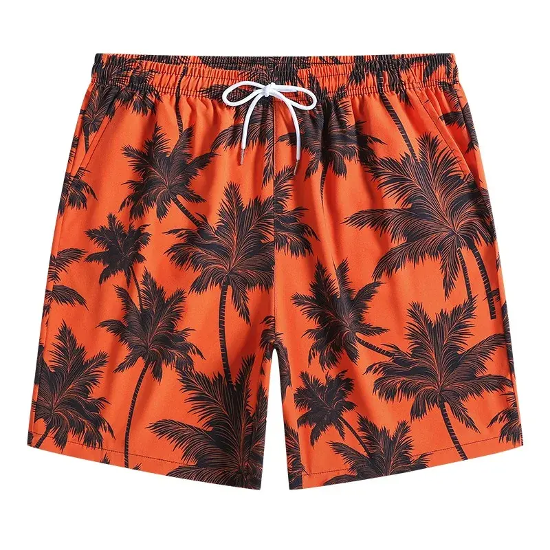 Men Womens Fruit Pineapple Print Surf Board Trunks Hawaii Swimwear Pants New 3D Simple Graphic Beach Shorts Kids Cool Ice Shorts