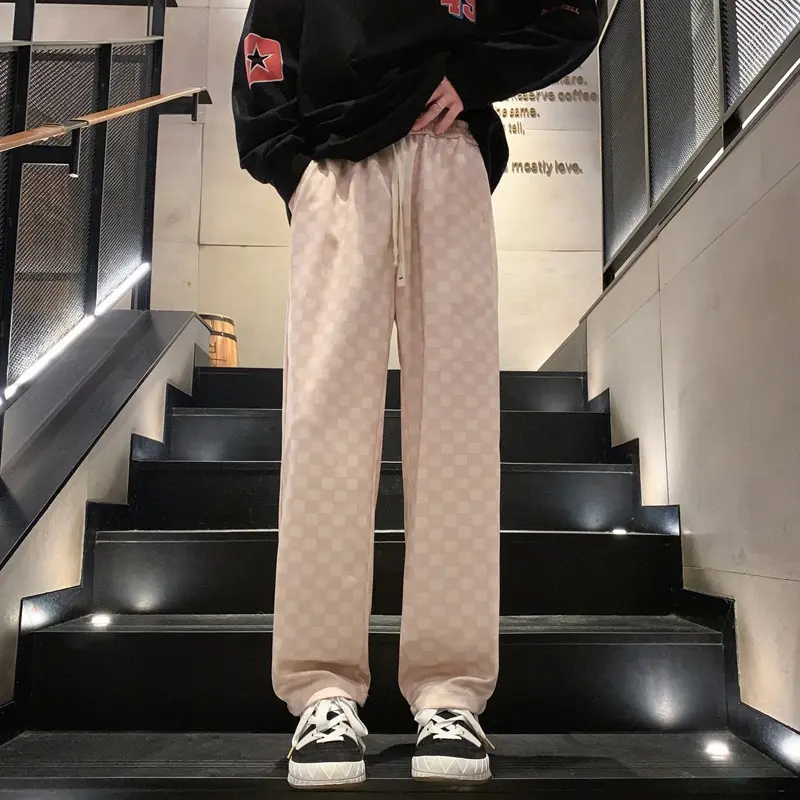 Men's Casual Pants Trendy Loose Spring Summer New Arrival Long Pants Comfortable Fashionable Male Fashion Bottom Wear Men Y2k