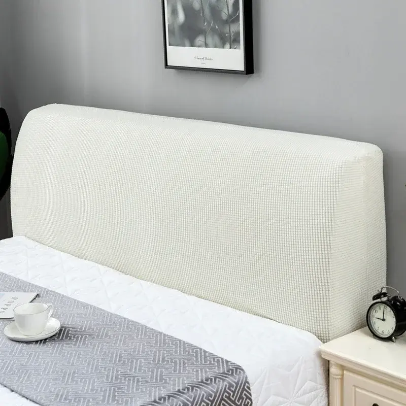 Elastic Thickening Bed Head Cover All-inclusive Bed Backrest Cover Polar Fleece Headboard Dust Cover Home Furniture Home Decor