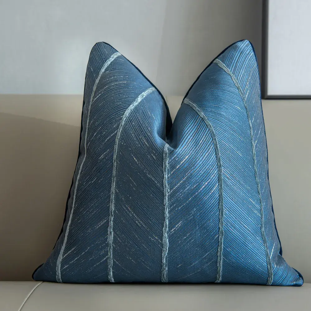 Luxury Stripe Cushion Cover High Quality Decorative Pillow Cover for Sofa Livingroom Pillowcase 30x50 45x45 50x50 60x60cm