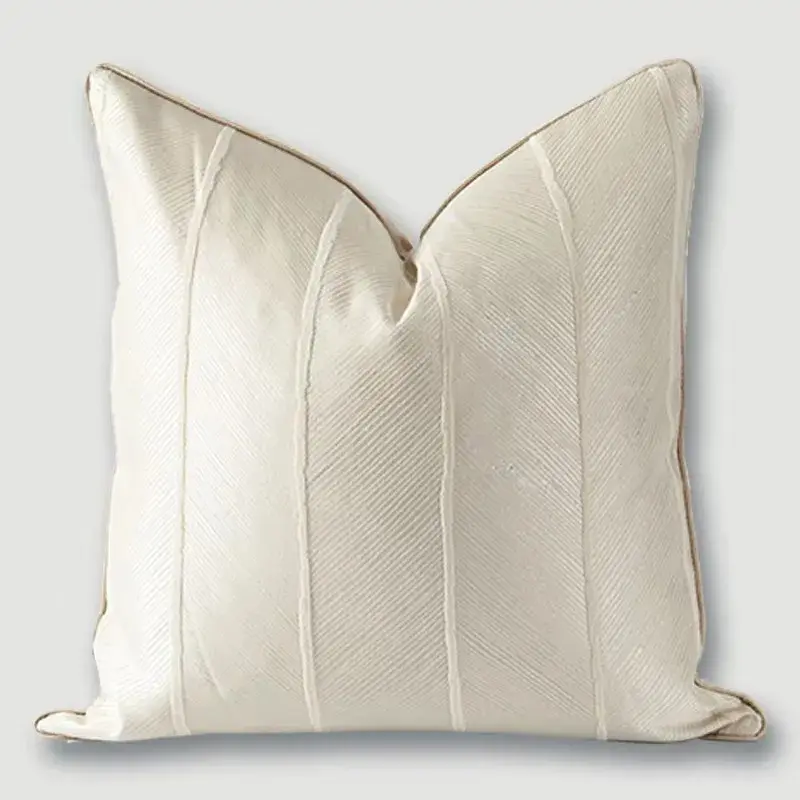 Luxury Stripe Cushion Cover High Quality Decorative Pillow Cover for Sofa Livingroom Pillowcase 30x50 45x45 50x50 60x60cm
