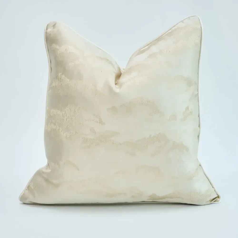 Decor Sofa Cushion Cover Green and Beige Throw Pillow Cover for Bed  45x45cm/ 50x50cm