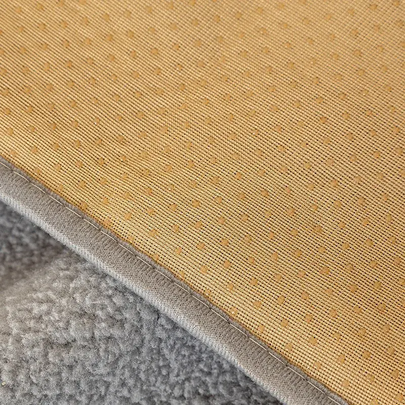 Winter Lamb Velvet Sofa Cushion Nonslip Embroidered Cartoon Sofa Cover Thickening Skin Friendly Couch Cover Solid Color Sofa Mat