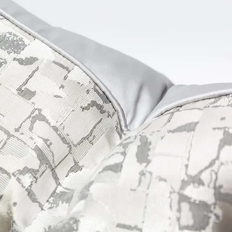 Silver Cushion Cover Luxury Abstract Geometric PillowCase  30x50 45x45 50x50cm Pillow Cover For Sofa Chair Room Home Decorations
