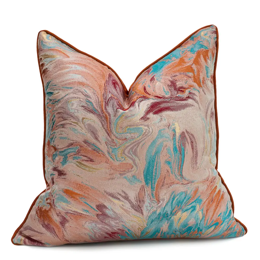 1pc Luxury Geometric Cushion Cover High-end Decorative Throw Pillow Cover For Home Room Office Decor 30X50 45X45 50X50 60X60CM