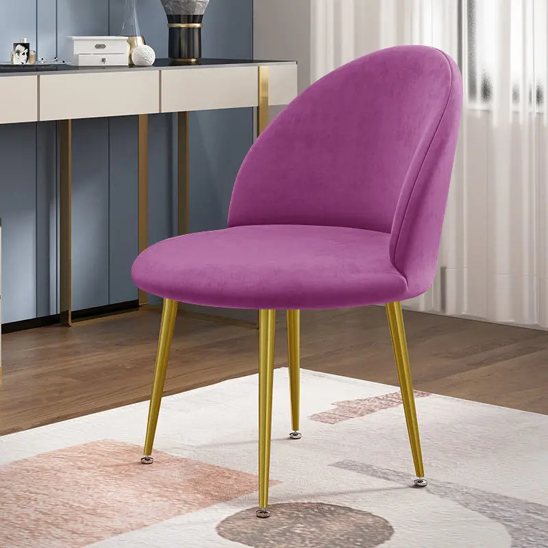 Super Soft Velvet Chair Cover Duckbill Curved Dining Chair Slipcover Low Back Stretch Thick Seat Covers For Home Hotel Decor