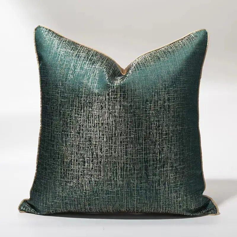 40 Style High Grade Cushion Cover 30x50/45x45/50x50CM Light Luxury Jacquard Pillowcase Champagne Blue Home Hotel Bed Sofa Decor