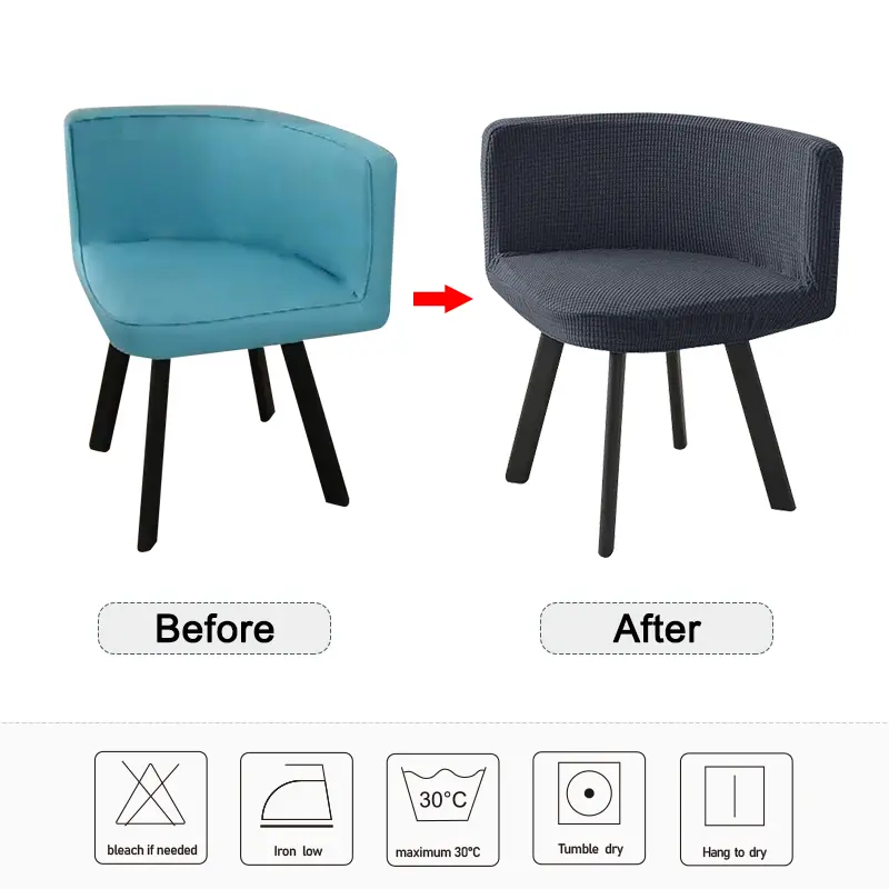 1/2/4/6pc Triangle Chair Cover Solid Polar Fleece Curved Back Dining Chair Cover Low Back Seat Slipcover Office Hotel Home Decor