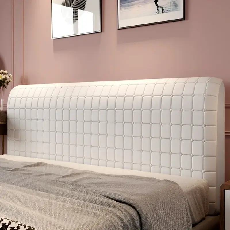 Modern And Simple New Milk Velvet Bed Headboard Four All Season Universal Solid Color Washable All Inclusive Headboard Cover