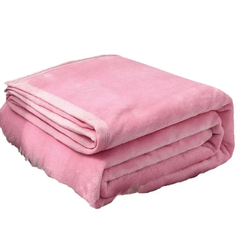 Flannel Fleece Microfiber Throw Blanket, Luxury Lightweight Super Soft Warm Plush Solid Color Blanket For Couch Bed Sofa Travel