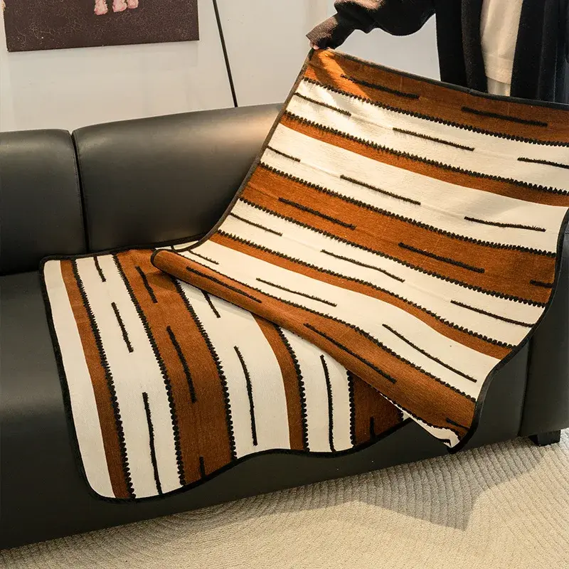 2025 New Chenier Sofa Mat Four Seasons Universal Non slip Irregular Seating Mat Light Luxury Style Straight Row Sofa Cover Cloth