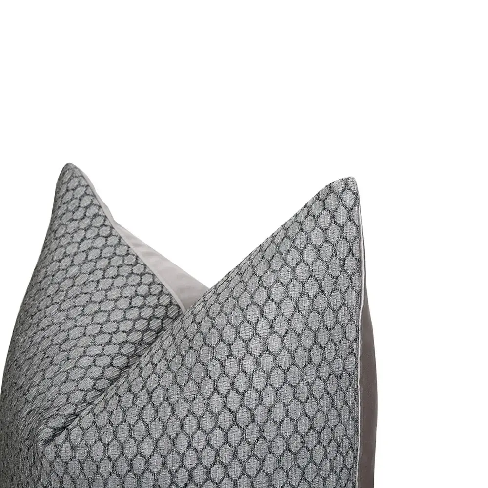 Luxury Modern Throw Pillows Covers 30x50 45x45 50x50cm Silver Grey Throw Pillows For Couch Sofa Bed Square Cushion Cover