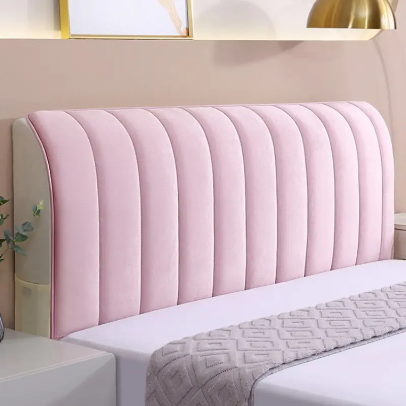 Modern Household Bedside Cover For Bedroom Thickened Four Season Universal Solid Color High-end Bedside Dust Cover For Hotel