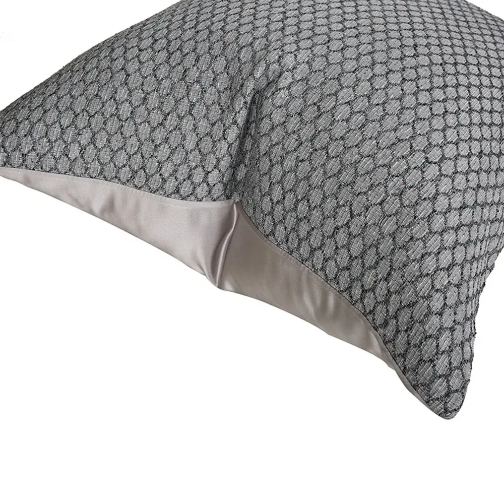 Luxury Modern Throw Pillows Covers 30x50 45x45 50x50cm Silver Grey Throw Pillows For Couch Sofa Bed Square Cushion Cover