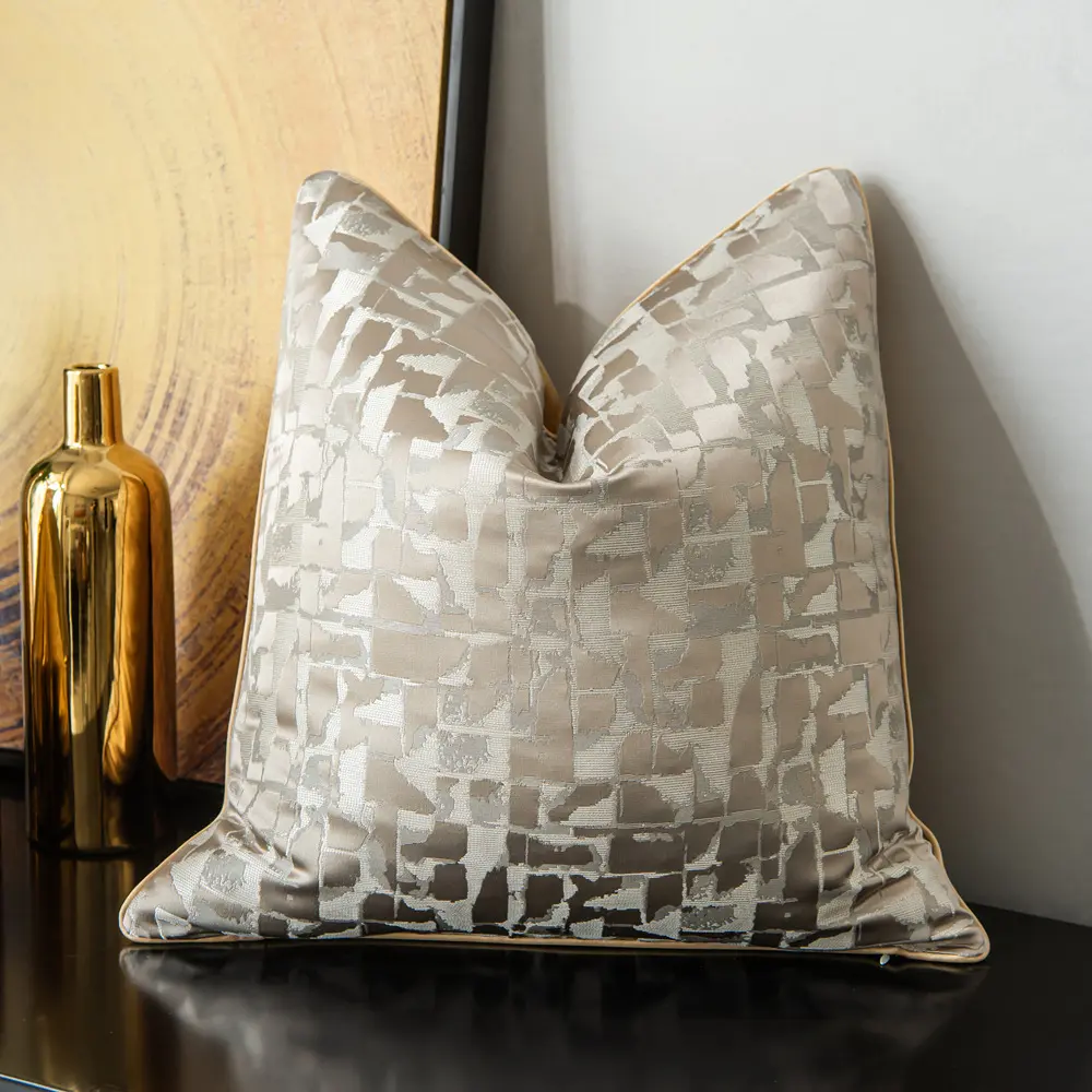 Geometric Cushion Cover Decorative Super Throw Pillow Cover For Home Sofa Living Room Hotel  30x50 45x45 50x50 60x60 Grid style