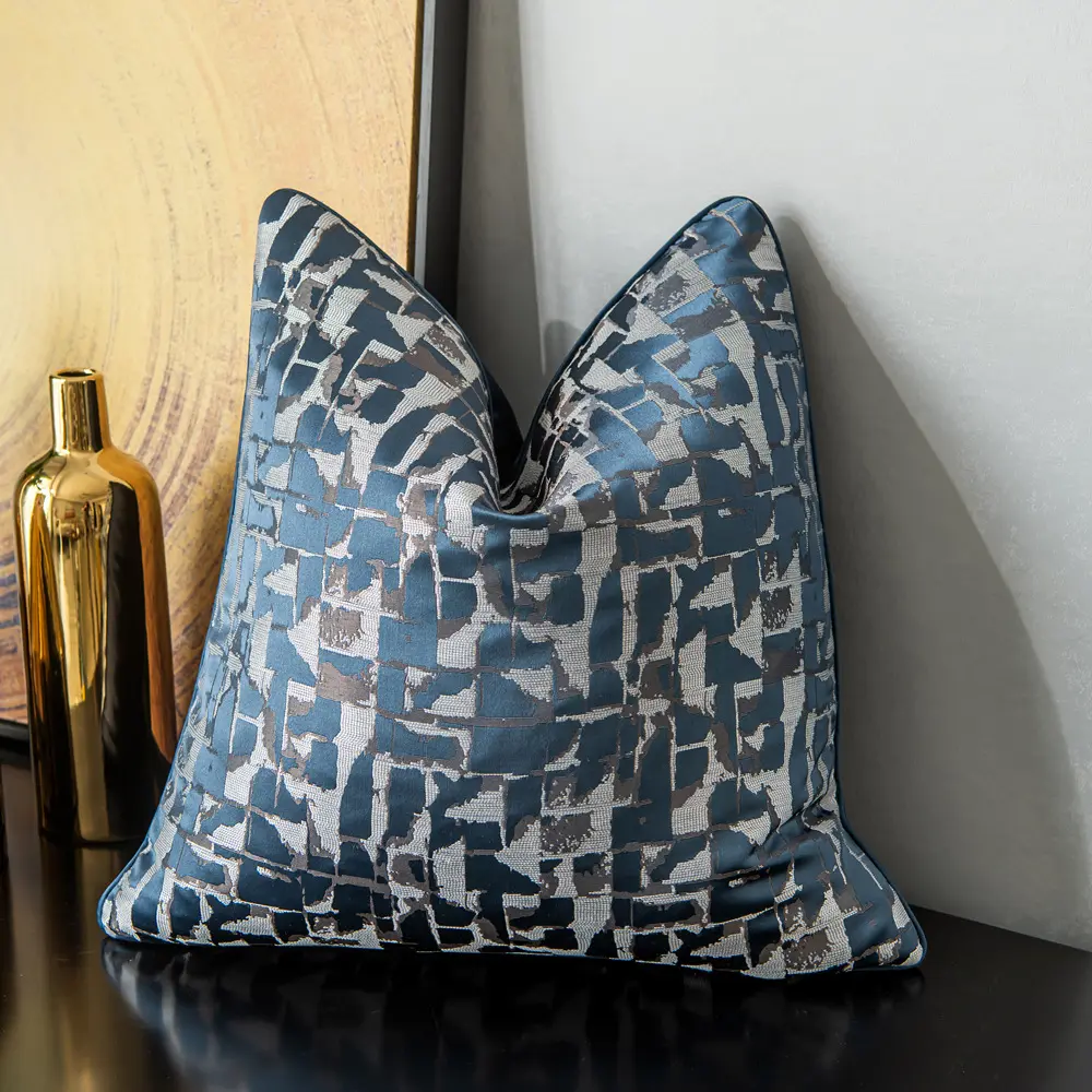 Geometric Cushion Cover Decorative Super Throw Pillow Cover For Home Sofa Living Room Hotel  30x50 45x45 50x50 60x60 Grid style