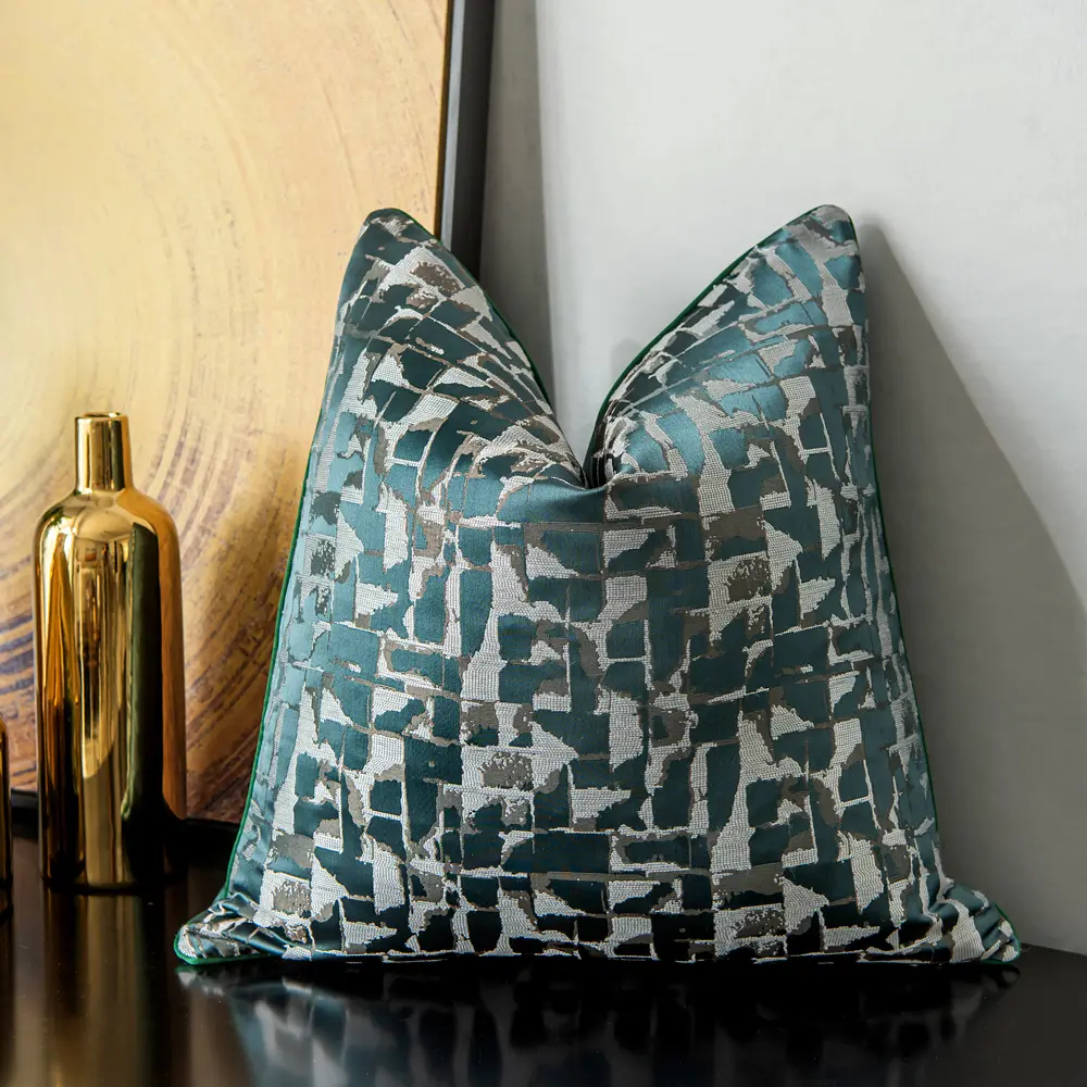 Geometric Cushion Cover Decorative Super Throw Pillow Cover For Home Sofa Living Room Hotel  30x50 45x45 50x50 60x60 Grid style