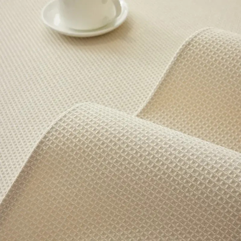 Simplicity Waffle Sofa Cover Nonslip Solid Color Sofa Mat Four Seasons Universal Waterproof Modern Sofa Cushion Cover Pillowcase