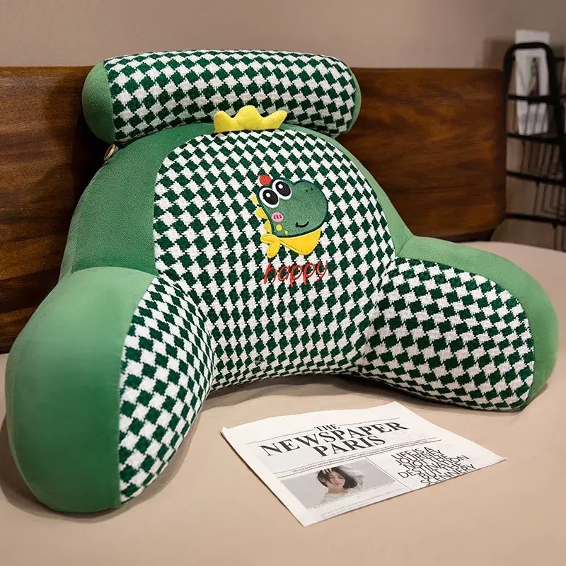Bedside Cushion Soft Bag Waist Protection Large Backrest Pad Sofa Pillow Throw Pillow Student Dormitory Child Bed Reading Pillow