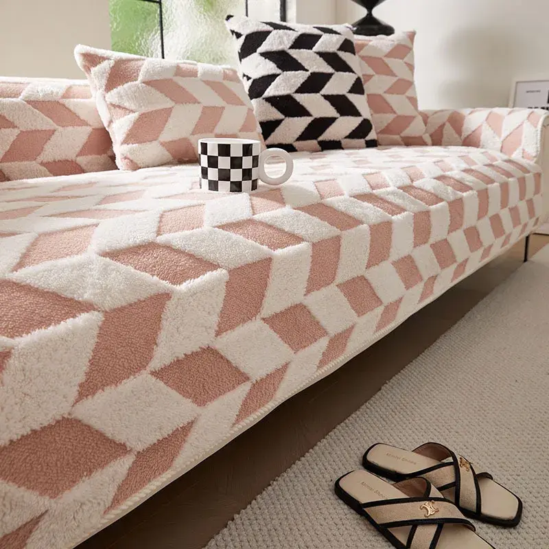 Modern And Simplicity Versatility Sofa Cushion Sofa Cover 2025 Popular New Autumn Winter Plush Sofa Cover Anti-slip Home cover