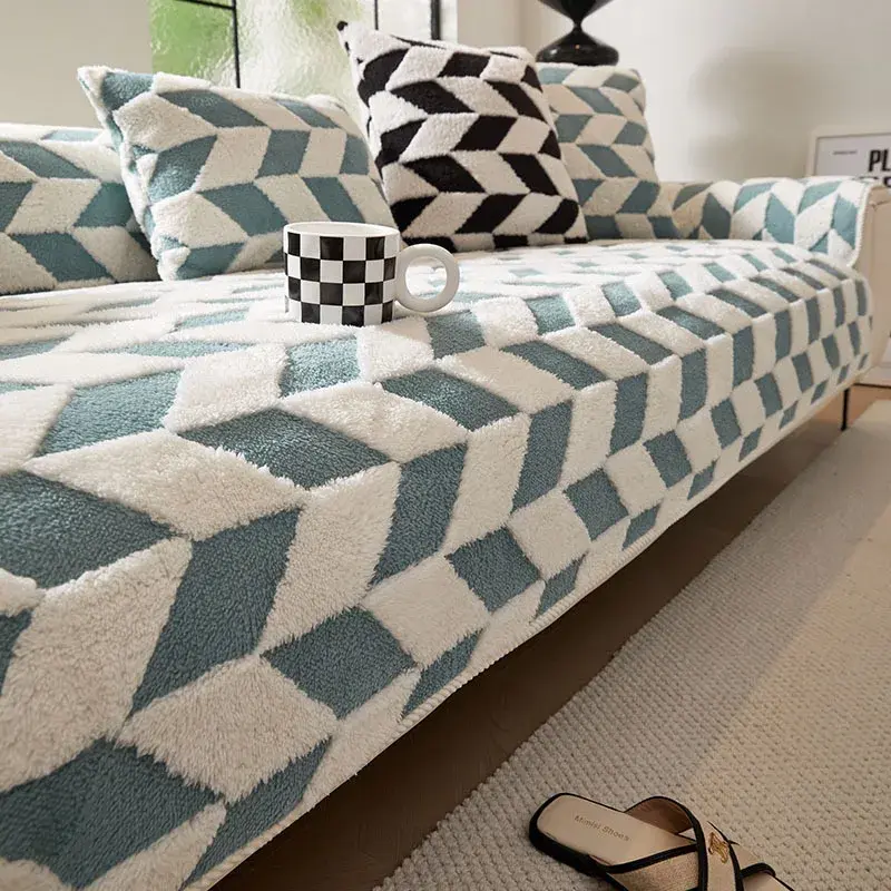 Modern And Simplicity Versatility Sofa Cushion Sofa Cover 2025 Popular New Autumn Winter Plush Sofa Cover Anti-slip Home cover
