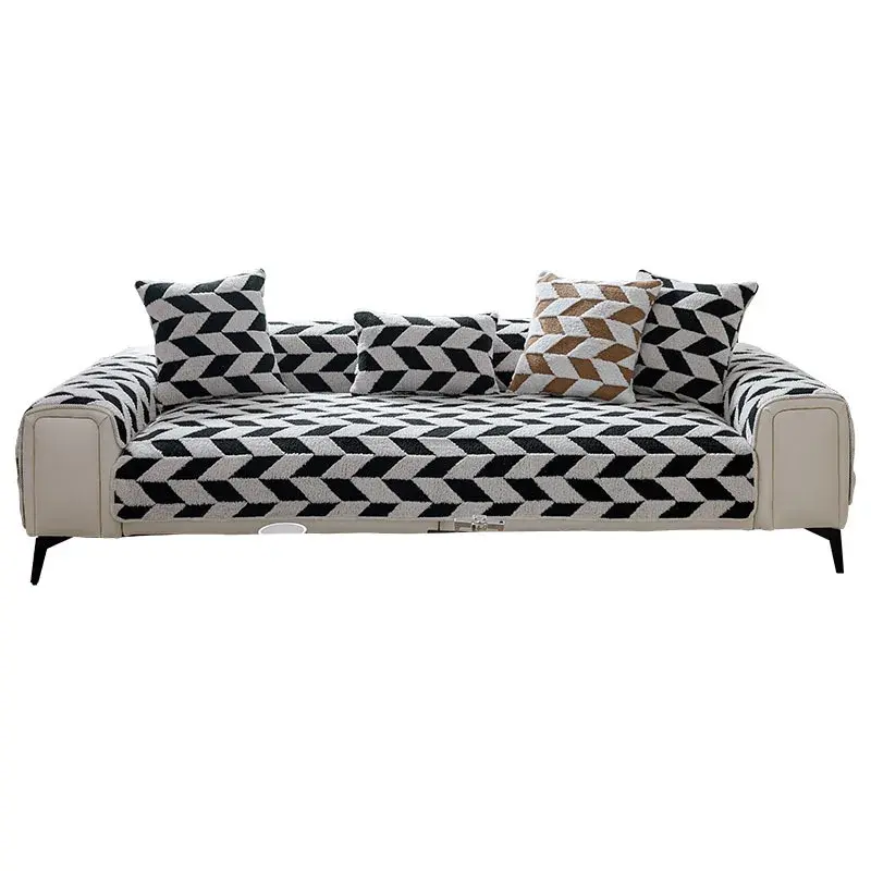 Modern And Simplicity Versatility Sofa Cushion Sofa Cover 2025 Popular New Autumn Winter Plush Sofa Cover Anti-slip Home cover