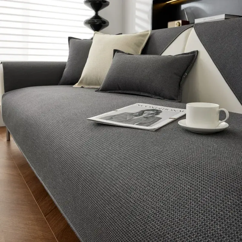 Waterproof Sofa Cover Non-slip Corner Sofas Mat For Living Room Washable Chair Slipcover Pet Kid Mats Multiple Sizes Home Decor