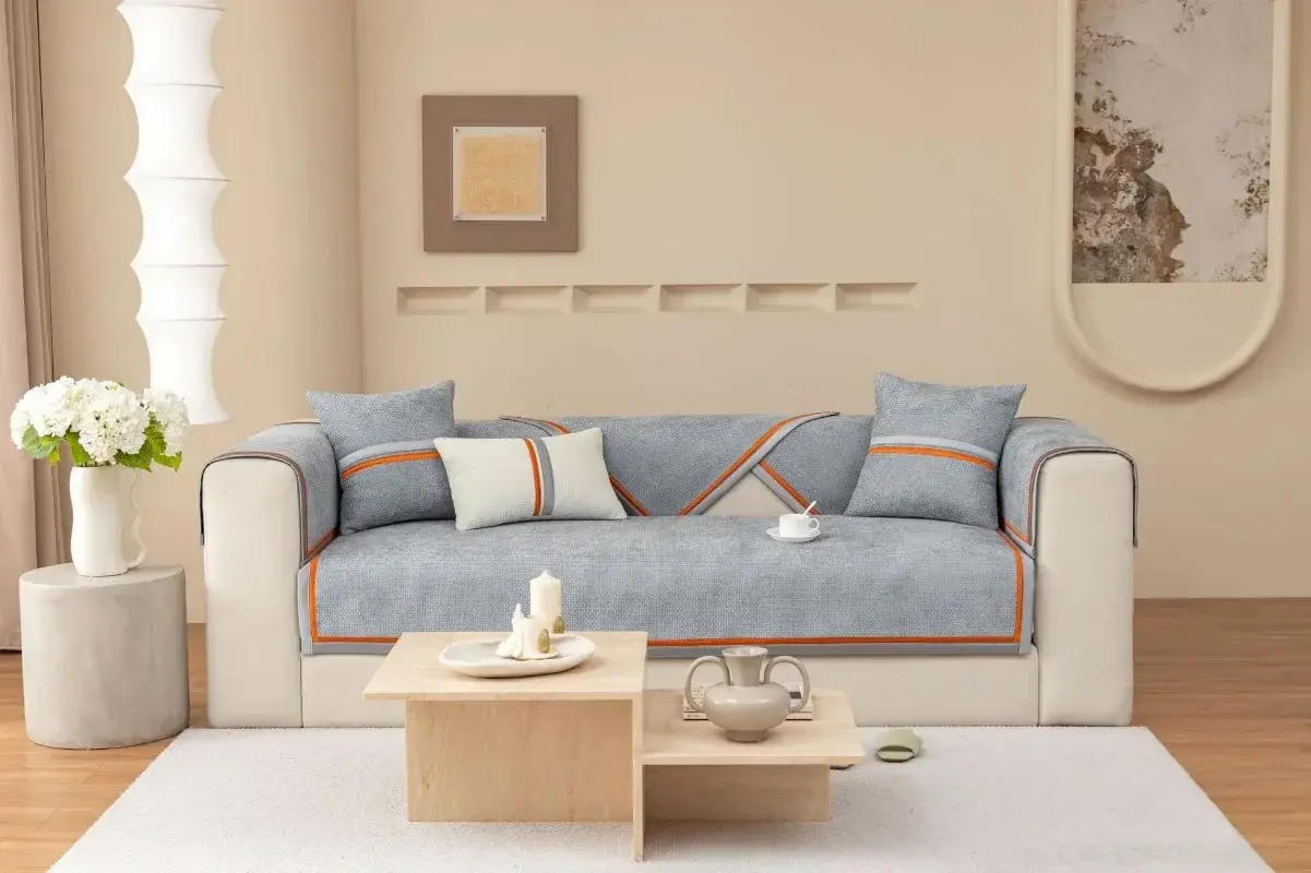 Modern Simplicity Chenille Sofa Cover Non-slip Four Season Universal Couch Cushion Combination Slipcover Sofa Towel Home Decor