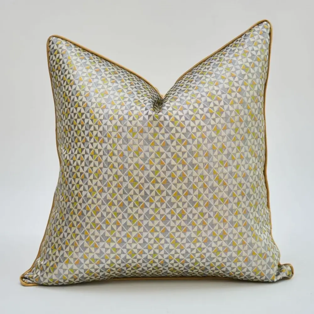 Luxury Sofa Cushion Cover Gold and Grey Pillow Covers for Home Decoration 30x50 45x45 50x50 60x60cm