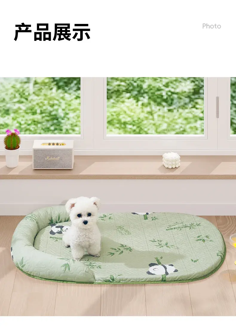 Summer Dog Mat Pet Dog Bed Four Seasons Large Cat Pet Bed Dog Basket Medium and Small Various Mat FabricsComfortable Coolness