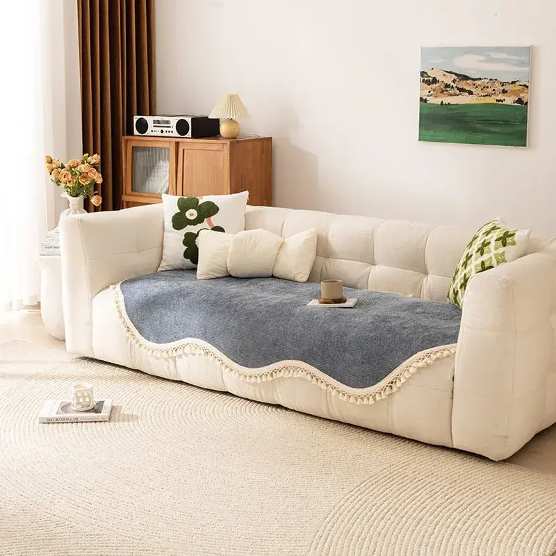 Modern Minimalist Irregular Chenille Sofa Cushion 2024 New Four All Seasons Universal Anti slip And Dustproof Sofa Cover Cloth