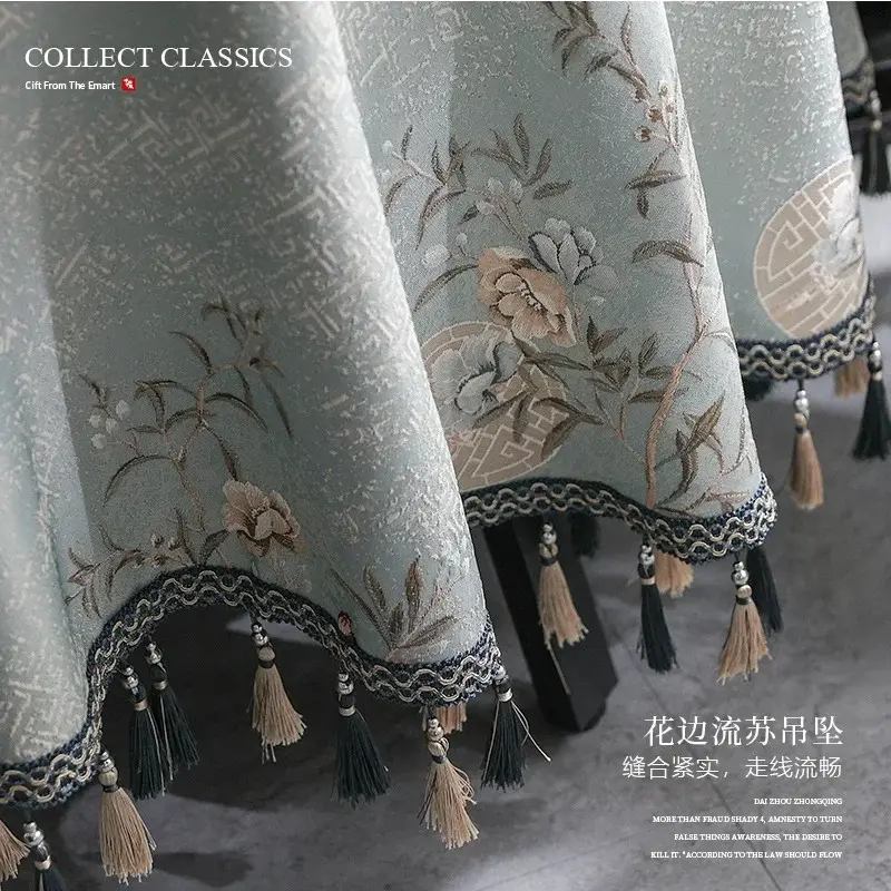 Round Classic Tablecloth Anti-stain Cover Cotton Linen Dining Table Cover Coffee Wedding Table Decoration Bistro European Style