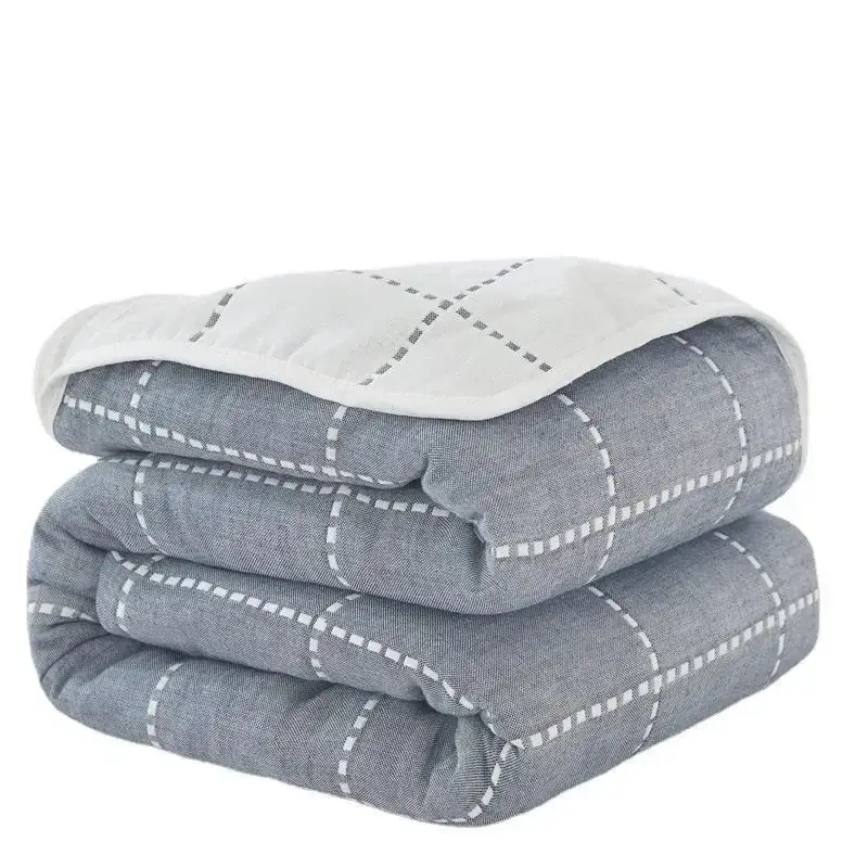 Six Layer Gauze Toenail Blanket Pure Cotton Single And Double Cute Air Conditioning Blanket Summer Children Baby Nap Blanket